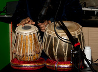 Khasbu Alam plays tabla