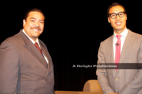 Mayoral Candidate Erick Salgado and Kweli Washington