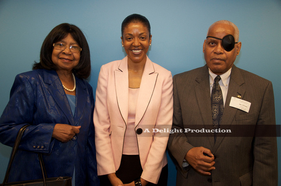 Dr. Roberta Harris with Mr. & Mrs. John Robinson